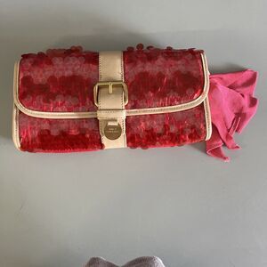 Juicy Couture Queen Of Everything Mini Barrel Crossbody - Juicy Pink Sequins